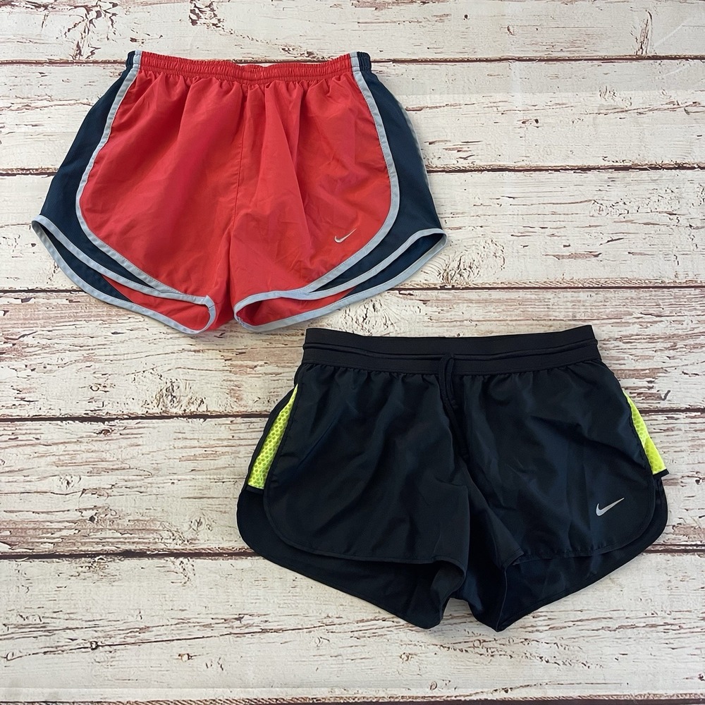 Nike Women's Shorts Size Small Dri Fit Running Track Lined Tempo Lot of 2